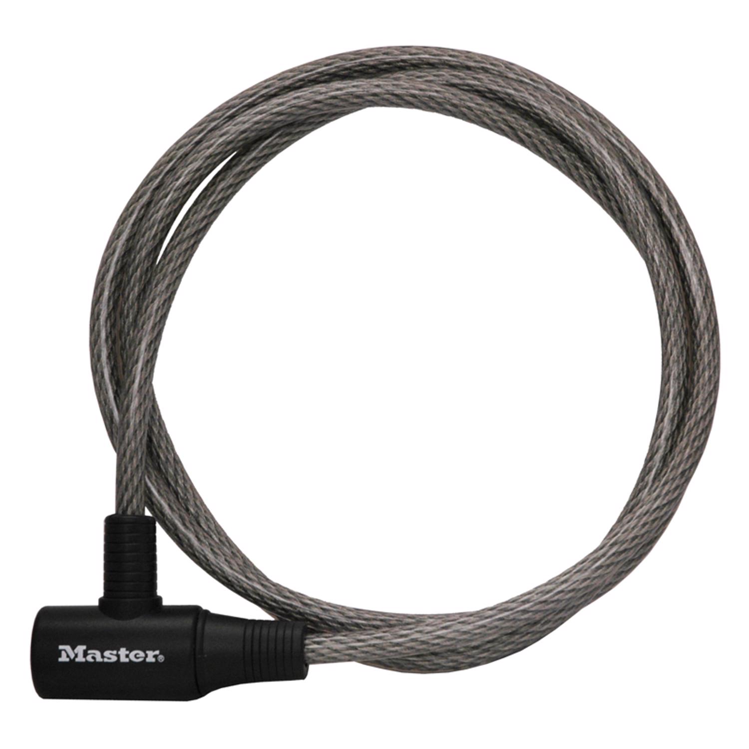 Master Lock 6 ft (1.8m) Long x 3/8 In. (10mm) Diameter Keyed Cable Lock - 8154DPF