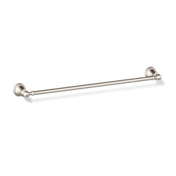 Kohler Facile Brushed Nickel Silver Towel Bar 24 in. L Metal