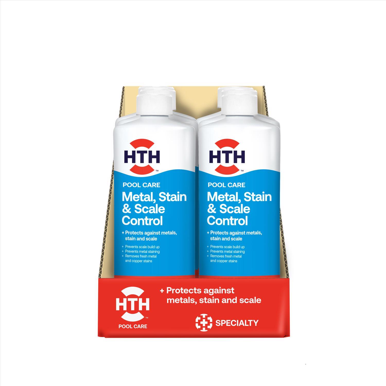 HTH Pool Care Liquid Metal & Stain Control 1 qt