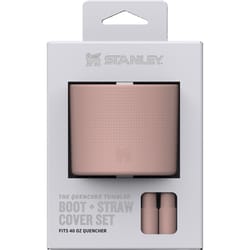 Stanley Boot And Straw Topper 0 oz Pink Dust BPA Free Boot and Straw Cover Set