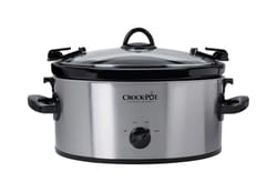 Crock-Pot Cook and Carry 6 qt Silver Stainless Steel Slow Cooker