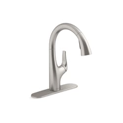 Sterling Tena One Handle Vibrant Stainless Pull-Down Kitchen Faucet