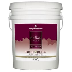 Benjamin Moore Regal Select Low Luster White Paint Exterior 5 gal