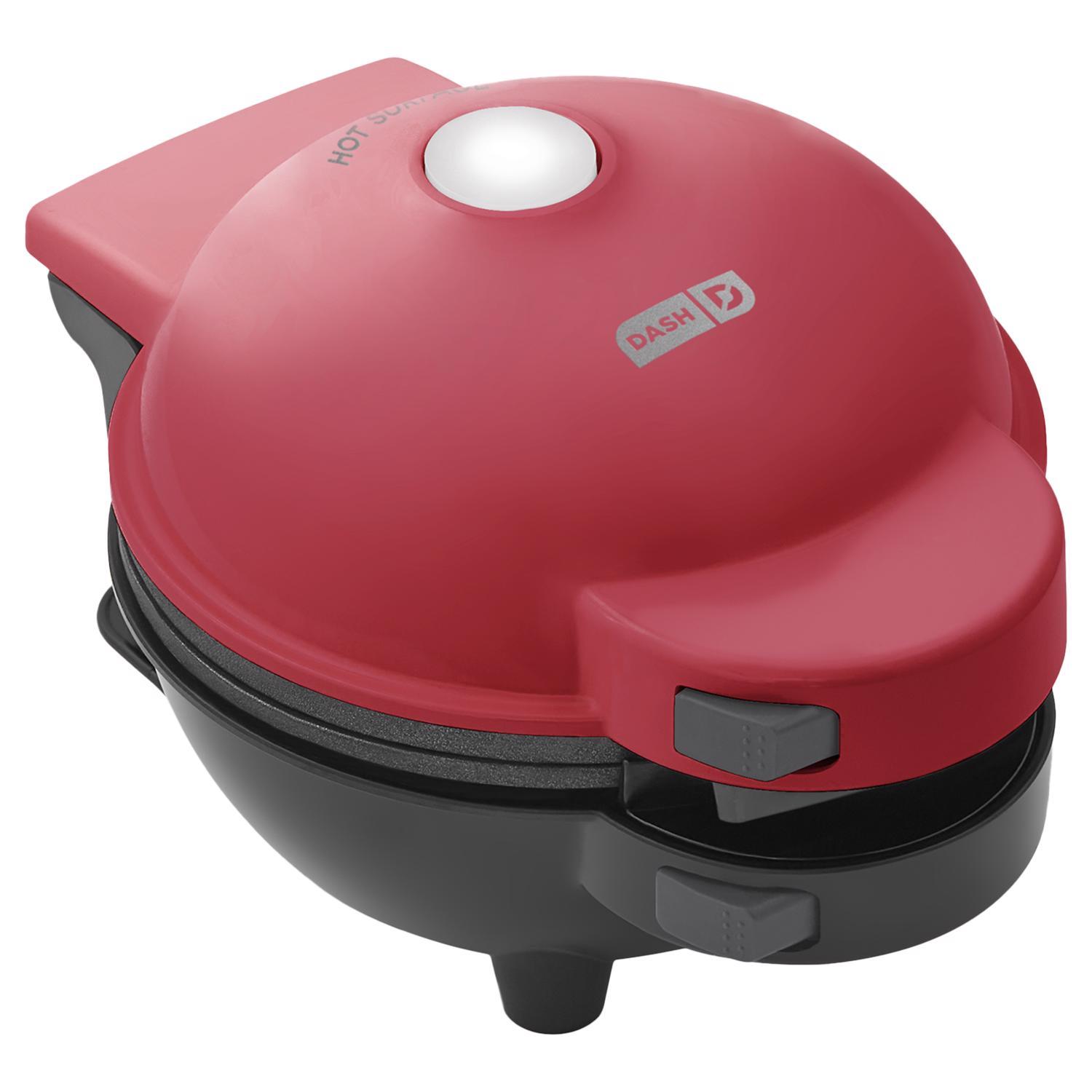 Photos - Toaster Dash 1 waffle Red Plastic Waffle Maker DIW036GBRD04