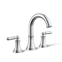 Kohler Facile Polished Chrome Traditional Widespread Bathroom Sink Faucet 8 in.