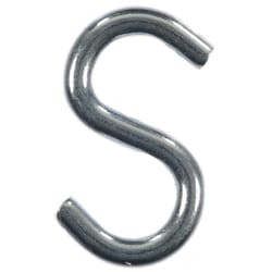 Ace Medium Zinc-Plated Silver Steel 1 in. L S-Hook 15 lb 100 pk