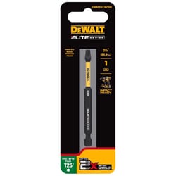 DEWALT ELITE SERIES Torx T25 X 3-1/2 in. L Screwdriver Bit Steel 1 pc