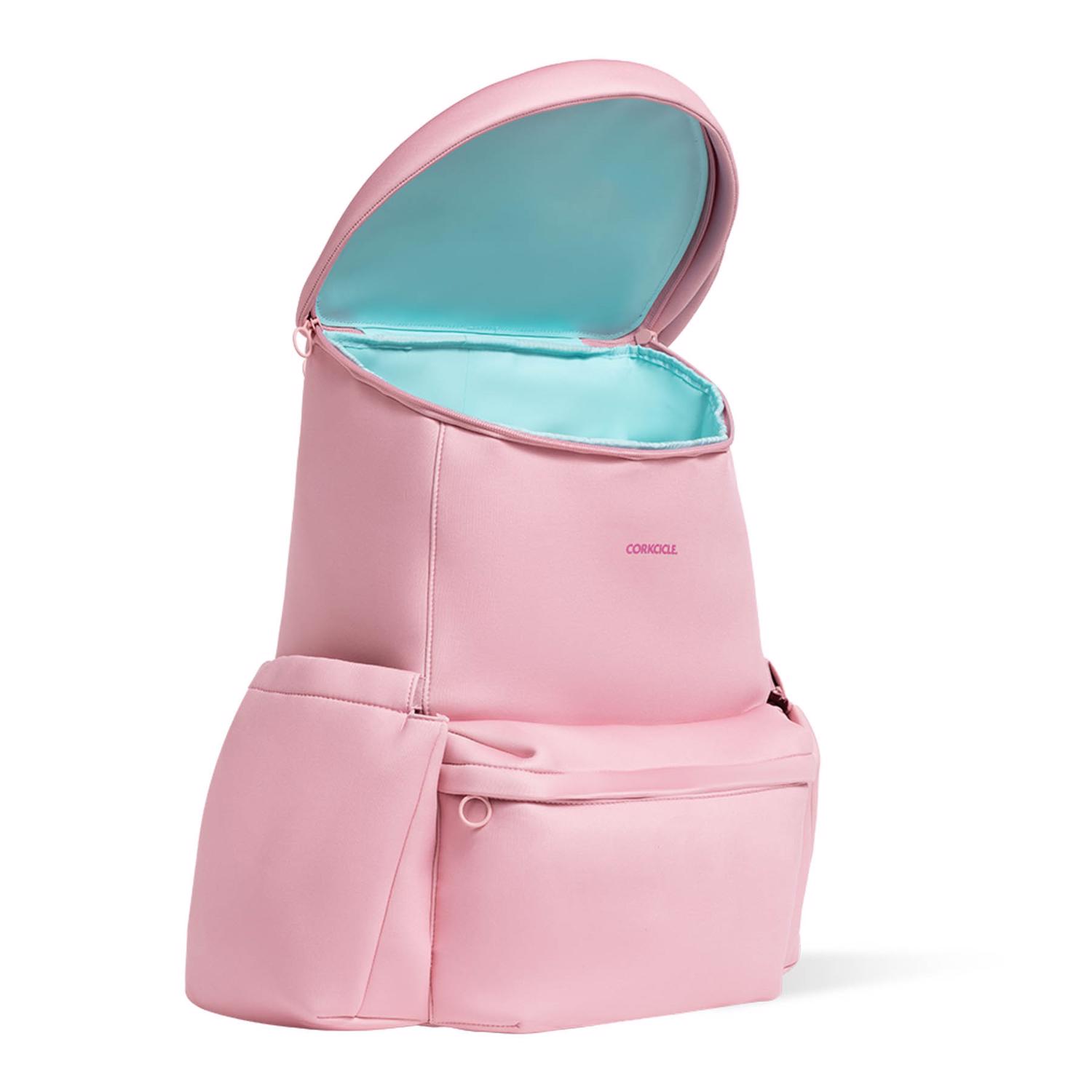 Corkcicle Pale Pink Insulated Backpack with Gold Hardware Stanley 1913 x LoveShackFancy All Day Madeleine Mini Cooler  main image 2