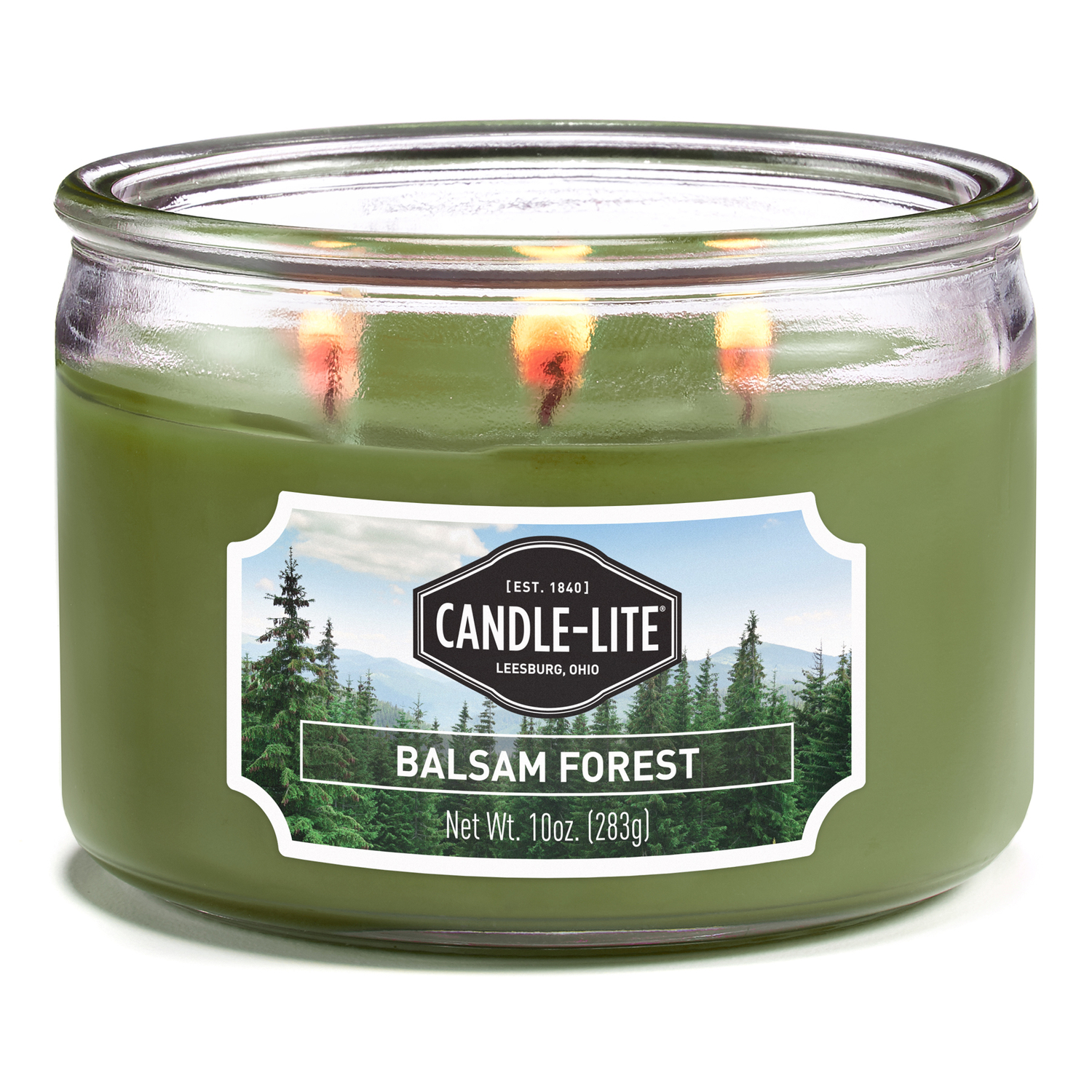Candle-Lite Green Balsam Forest Scent Candle 10 oz Mfr# 1879525