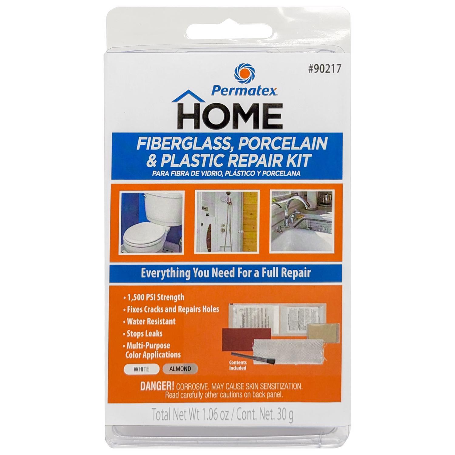 Permatex Home Fiberglass, Porcelain & Plastic Repair Kit (90217)