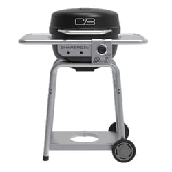 Charbroil Bistro Pro 1 Burner Charcoal/Liquid Propane Grill Black/Silver