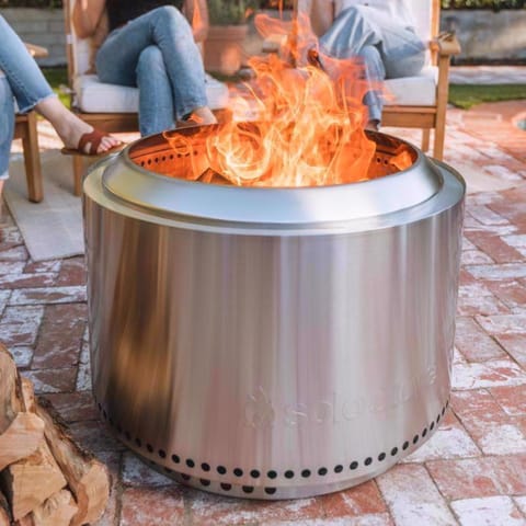 Solo Stove Yukon 2.0 27 in. W Stainless Steel Round Multi-Fuel