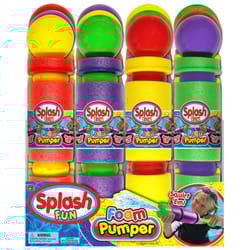 Ja-Ru Splash Foam Pumper Water Toy Soft Foam/Plastic 1 pk