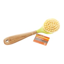 Full Circle 2.1 in. W Medium Bristle 5.6 in. Bamboo Handle Dish Brush