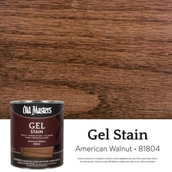 Old Masters Semi-Transparent American Walnut Oil-Based Alkyd Gel Stain 1 qt