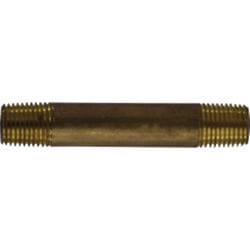 Anderson Metals 1/4 in. MPT in. X 1/4 in. D MPT Red Brass Nipple 2-1/2 in. L