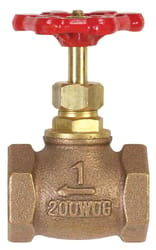 BK Products ProLine Series 1 in. FIP Brass Globe Valve