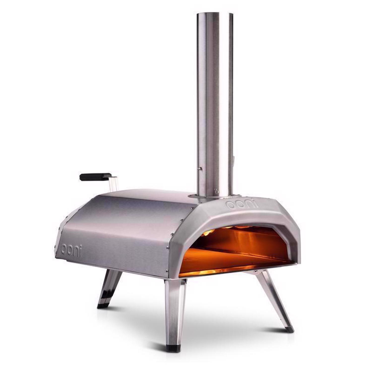 Ooni Karu 12 Charcoal/Wood Chunk Outdoor Pizza Oven Silver Mfr# UU