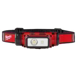Milwaukee Redlithium 475 lm Black/Red LED Rechargeable Head Lamp