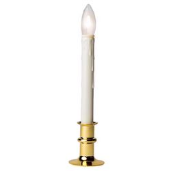 Celestial Lights Brass No Scent Dual Intensity LED Battery Operated Window Candle 7.1 oz Indoor