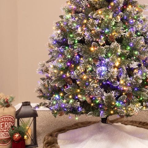 Holiday Bright Lights 9 ft. Full LED 2700 ct Tripoli Pine Sparkle