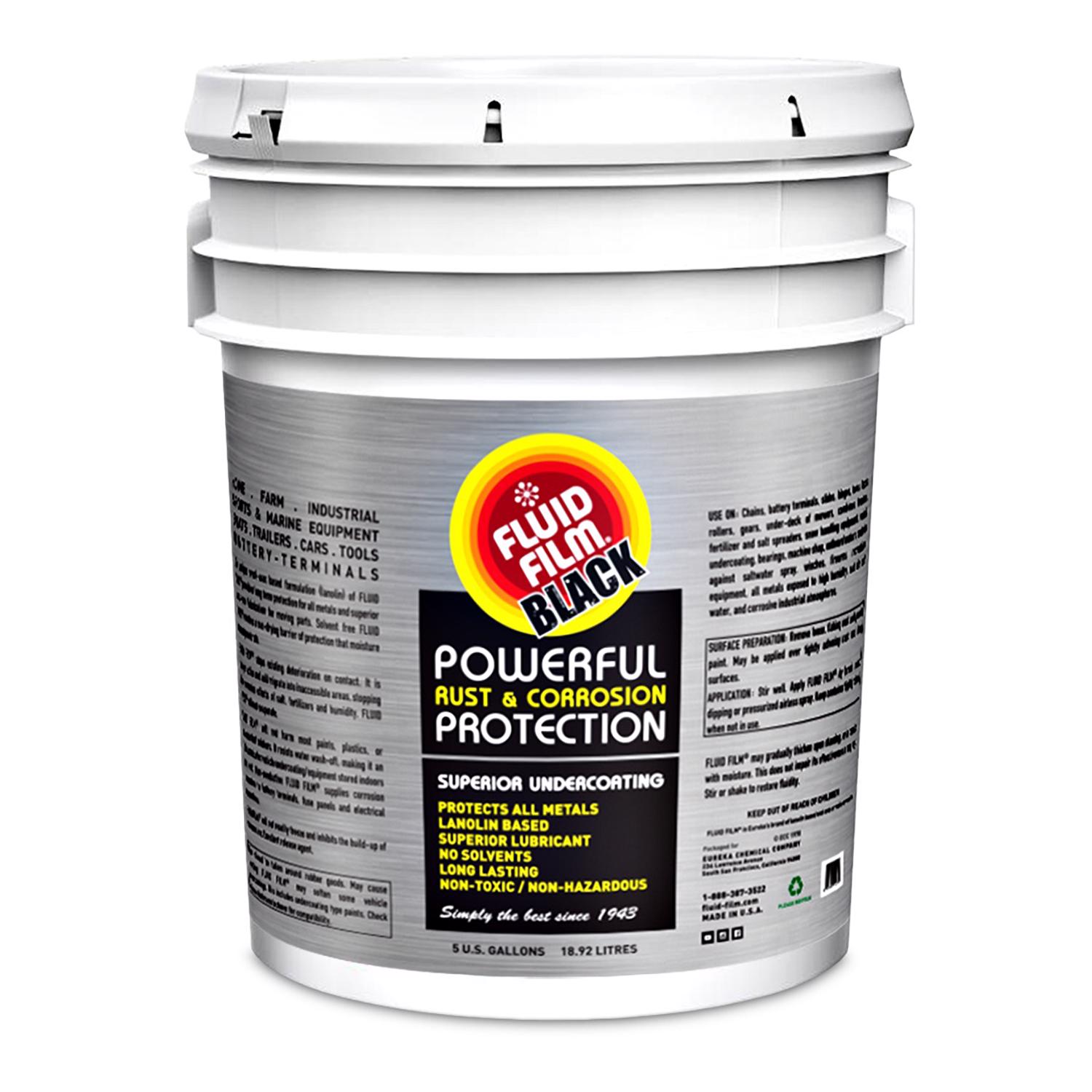 Fluid Film Black 5-Gallon Corrosion and Rust-Proof Undercoating | Camping World