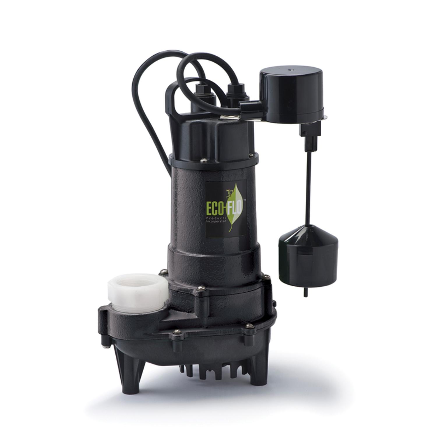 VIVOSUN 3/4 HP Cast Iron Submersible Sewage Pump With Automatic Float Switch
