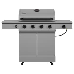 Tytus 4 Burner Natural Gas/Propane Grill Charcoal Gray