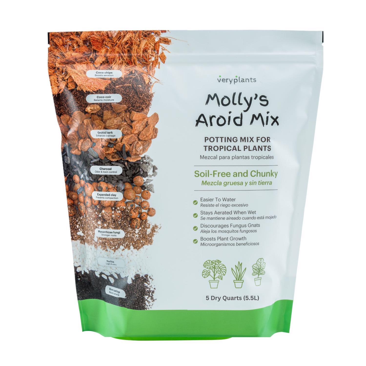 Veryplants Molly's Cacti and Succulent Potting Mix 5 qt Mfr# MSM5DQ-US -  Ace Hardware