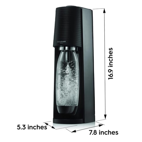 SodaStream Terra Machine Starter Kit Black 1 L Soda Maker Mfr