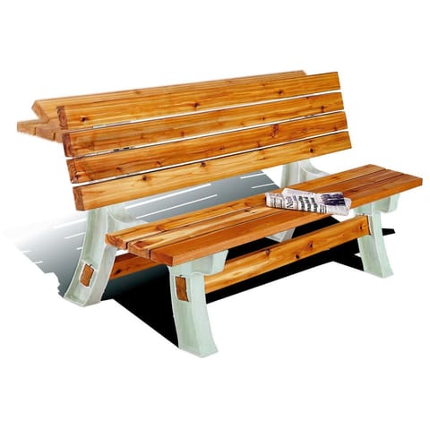 2X4Basics Flip-Top Table Sand Resin Bench/Table Bracket Kit 96 in