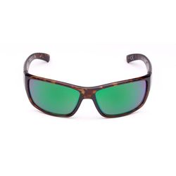 Flying Fisherman Matecumbe Sunglasses Unisex Tortoise Frame Amber Green Mirror Lens Polarized