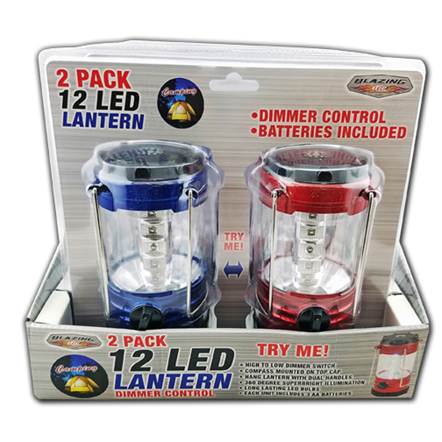Blazing LEDz Assorted LED Lantern Mfr# 702403 - Ace Hardware