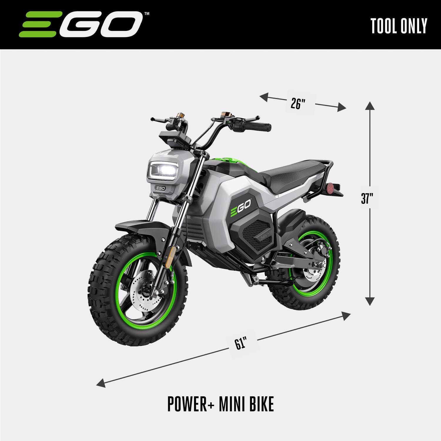 coleman mini bike ace hardware CILOYU CT200U 196cc 14mm 325mm Rear Axle Kit + 225mm Front Axle Here is the new EGO POWER+ Mini Bike with Peak Power technology that combines the power of any two EGO 56V batteries to deliver quiet acceleration from its powerful hub motor with top speeds up to 28 MPH (45 km/h) Viper Unisex Mini Bike Red