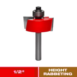 Diablo 1-1/4 in. D X 2 in. L Carbide Rabbeting Router Bit