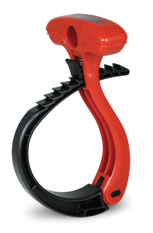 Photos - Cable Tie / Pipe Clamp Gardner Bender 4 in. D X 3.5 in. L Black/Red Plastic Cable Organizer CW-T4RR20 