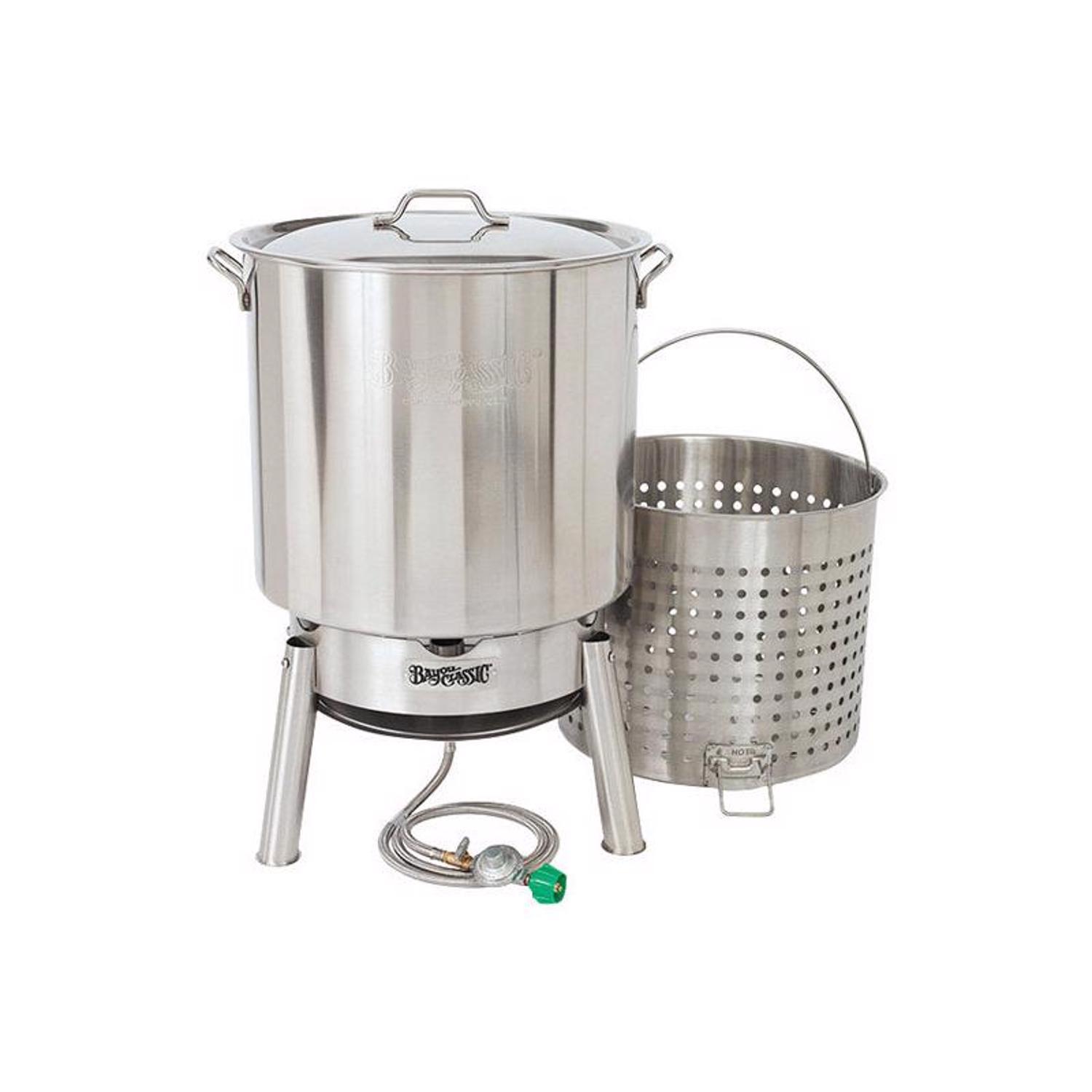 Bayou Classic 106000 BTU Stainless Steel Boiling Kit 82 qt - Thumbnail 2