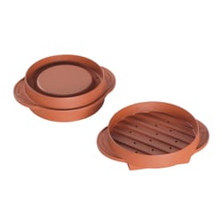 NordicWare Tan Melamine Hamburger Press Maker