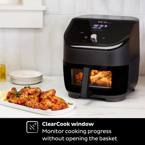 Instant Pot Vortex Plus ClearCook Black 6 qt Programmable Digital