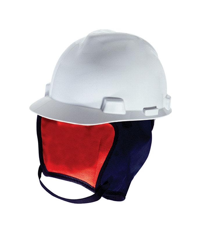 SAFETY WORKS 10062497 Winter Liner, Universal, Nylon, Blue, HookandLoop Attachment