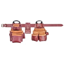 CLC Signature Elite 19 pocket Leather Tool Belt 17 in. L X 25 in. H Brown L 29 in. 42 in.
