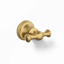 Kohler Facile 2.18 in. H X 2.8 in. W X 2.72 in. L Vibrant Brushed Modern Brass Gold Robe Hook
