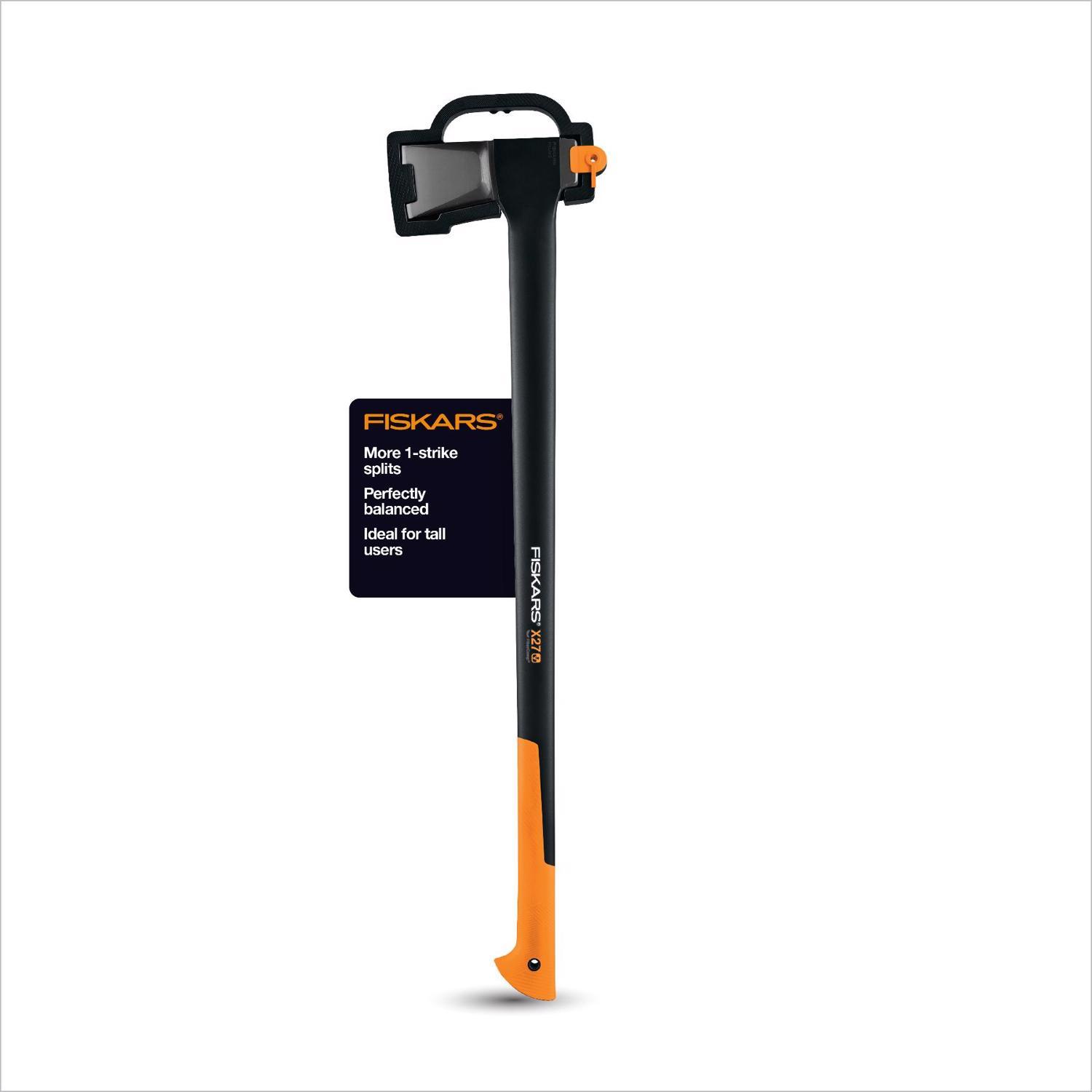 Fiskars X27 6.3 lb Single Bit Splitting Axe Fiberglass