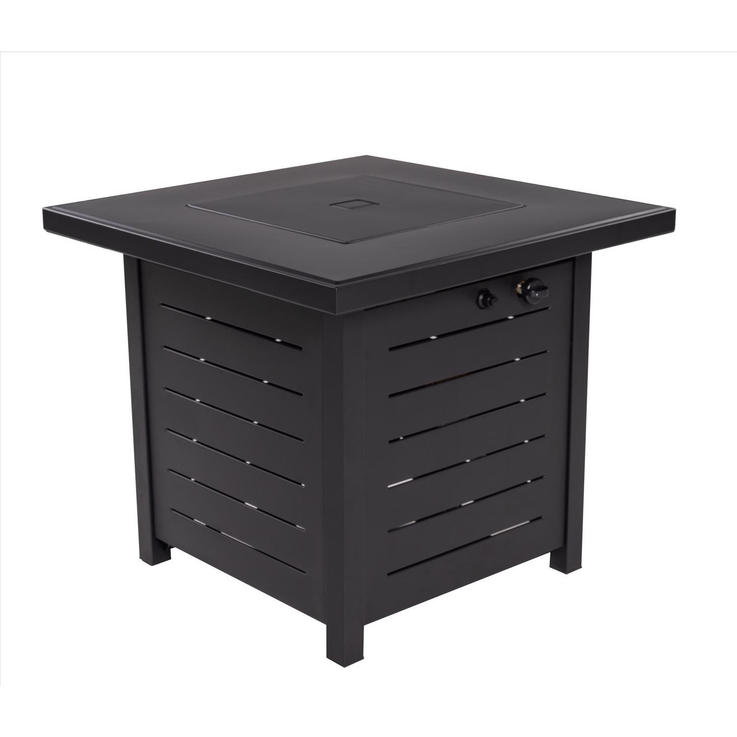 Living Accents 28 in. W Steel Square Propane Fire Pit Mfr# CDF