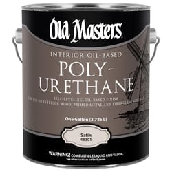 Old Masters Satin Clear Oil-Based Polyurethane 1 gal