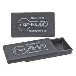 Home Plus Black Plastic Magnetic Key Box 3 in. 1.7 in. 0.6 in.