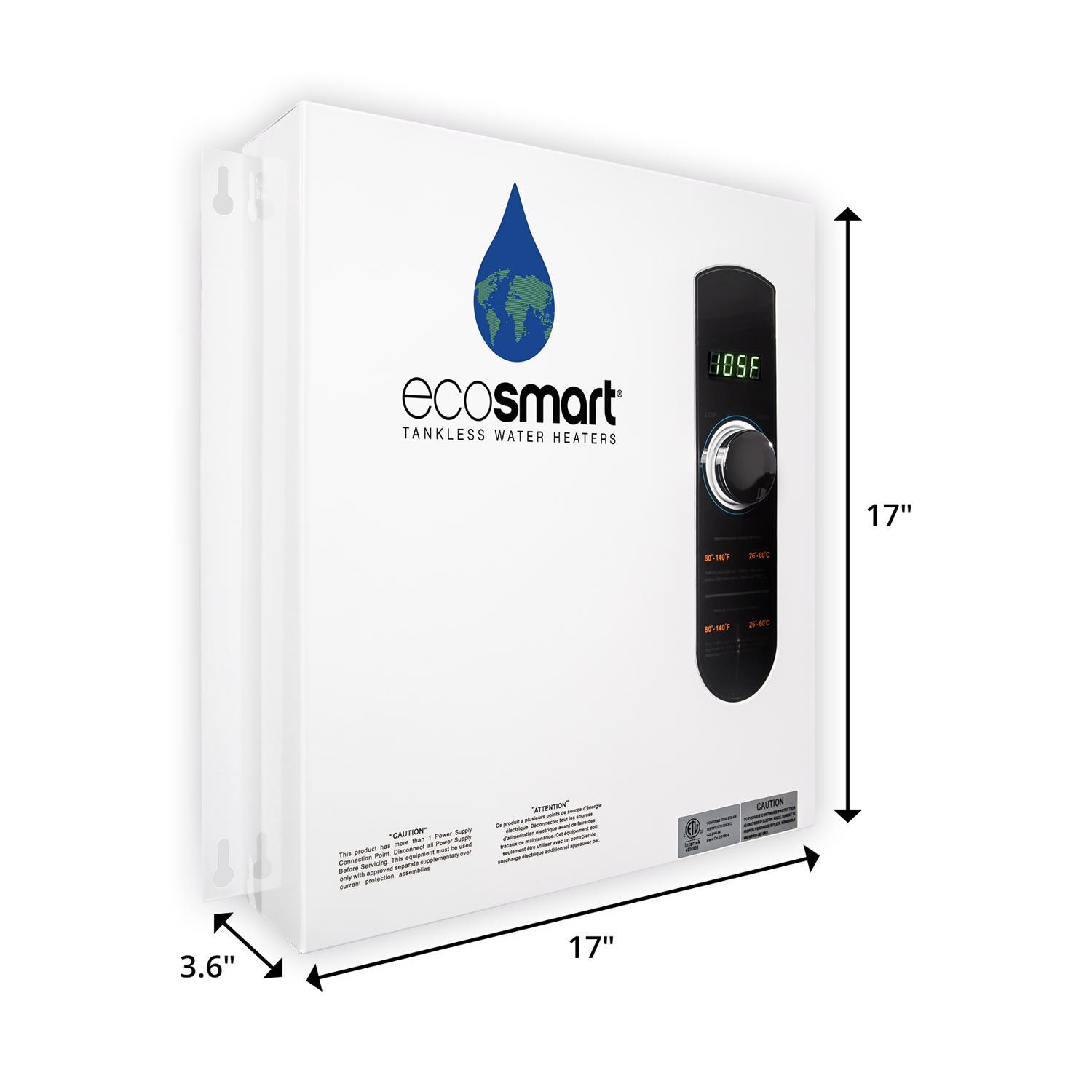EcoSmart 27000 W Tankless Electric Water Heater Mfr# ECO 27 - Ace