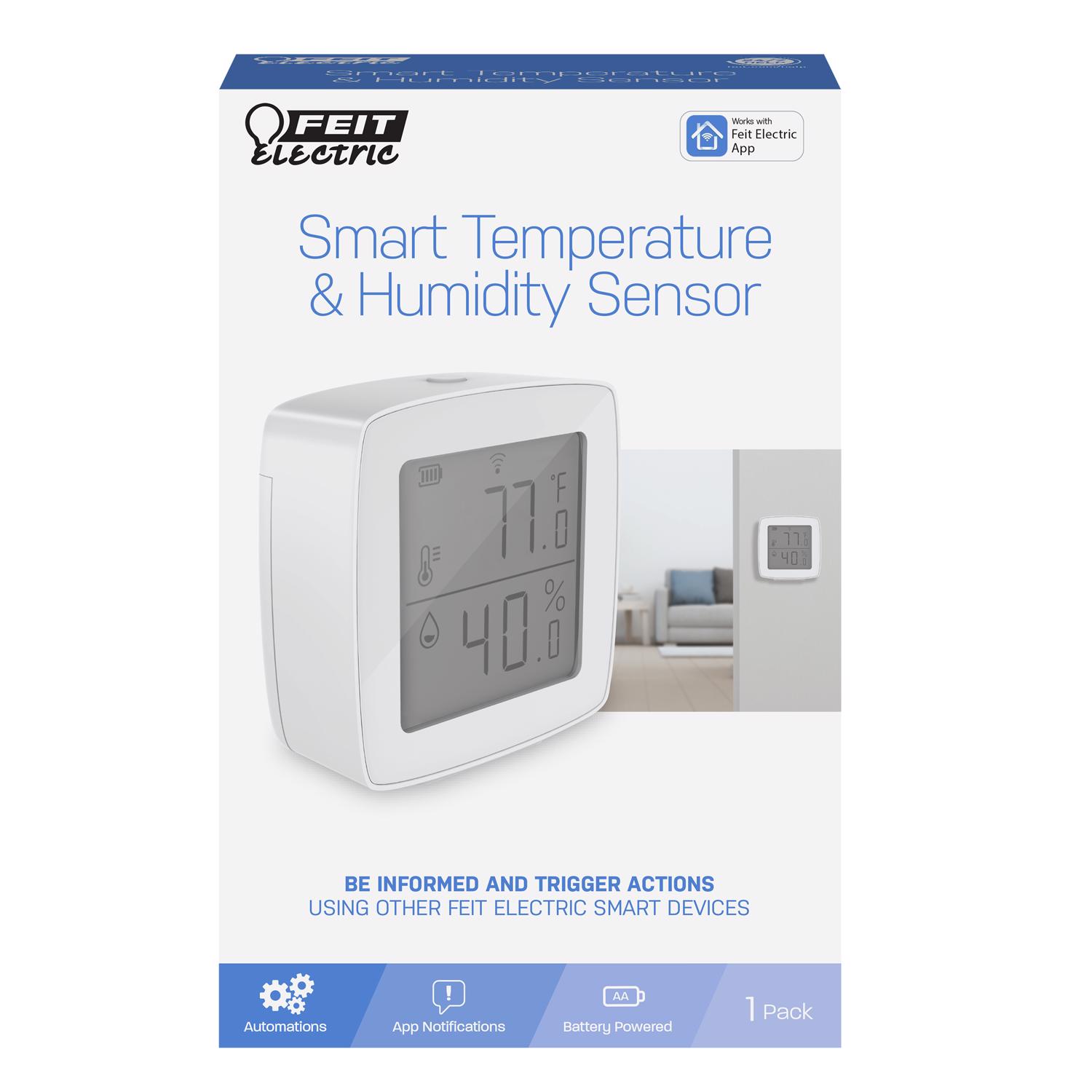 Keep An Eye On Your Space: WiFi Smart Temp & Humidity Sensor – Works With Your Phone!