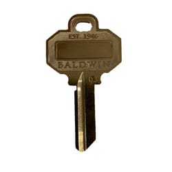 Baldwin House/Office Key Blank C-Keyway Single Gold