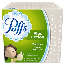Puffs Plus Lotion 56 ct Facial Tissue